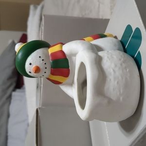 Partylite Snowman Votive Candle Holder